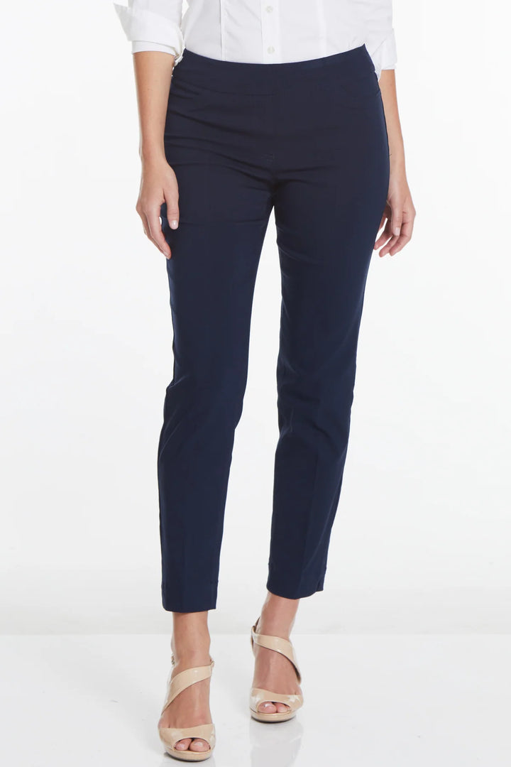 Multiples: Slim Sation pants in Midnight (M2604P)