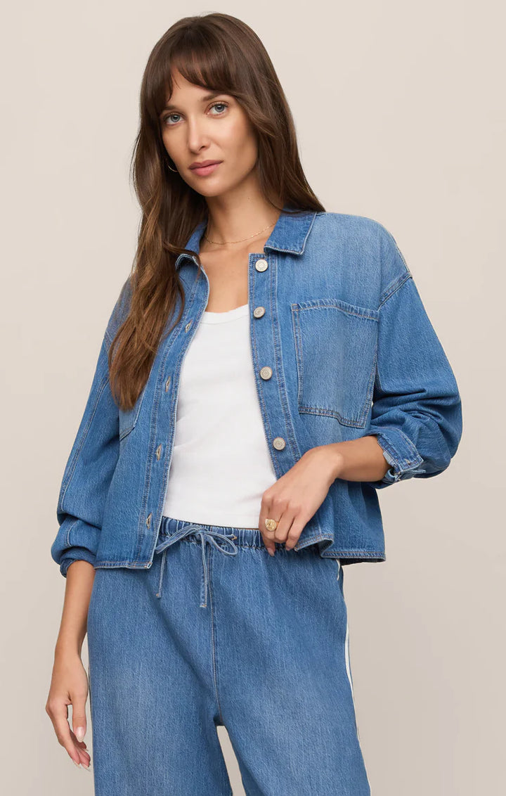 Z Supply: Erin Denim Jacket in Dreamstate (ZJ263143S)