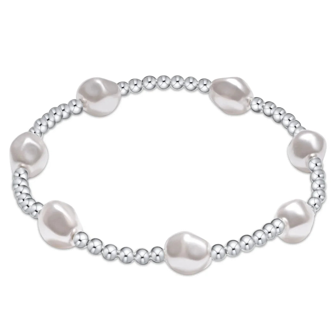 Enewton: Admire Sterling Bead Bracelet - Pearl