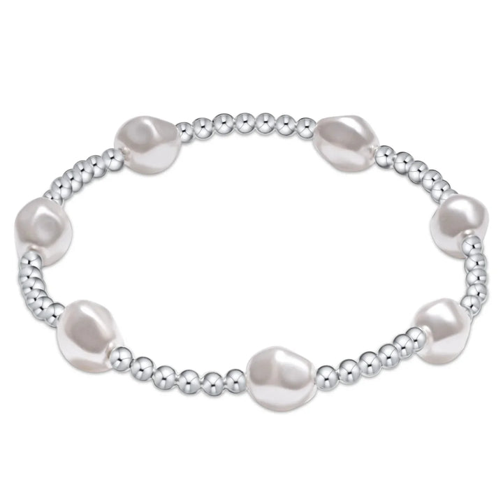 Enewton: Admire Sterling Bead Bracelet - Pearl