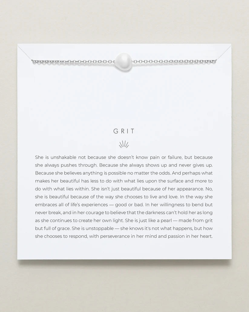 Bryan Anthony: Grit Necklace in Silver (BA-I-CN-FS-GRIT)