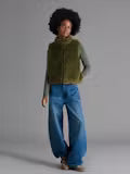 Steve Madden: Brady Vest in Dark Olive (BP301872)