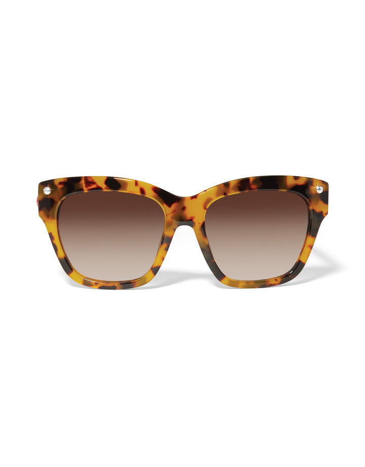 Brighton Fashionista Love Sunglasses in tortoise shell with gradient brown lenses
