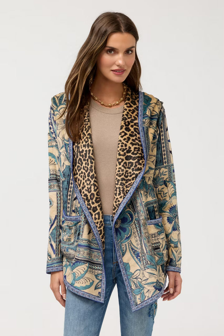 Johnny Was: Joan Sherpa Jacket (Reversible) in Athene (C40426-7)