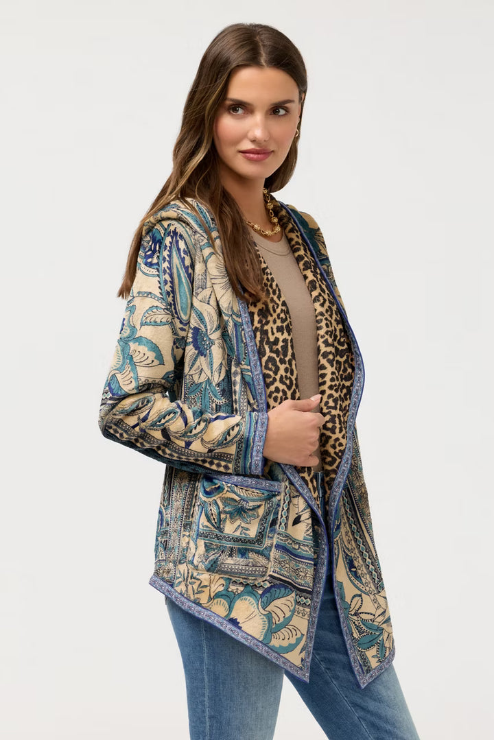 Johnny Was: Joan Sherpa Jacket (Reversible) in Athene (C40426-7)