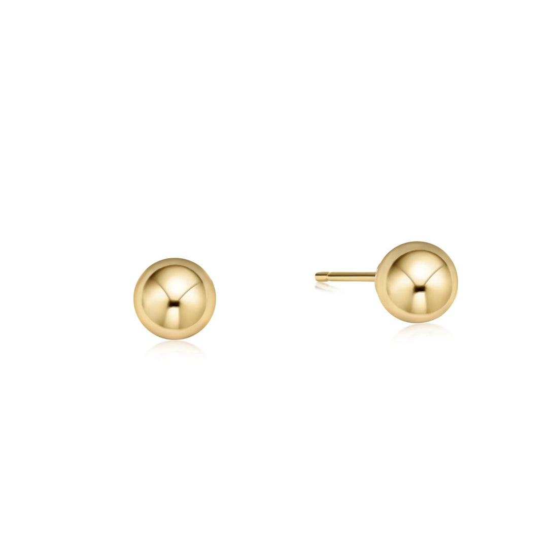 Enewton: Classic Gold Ball Stud Earrings