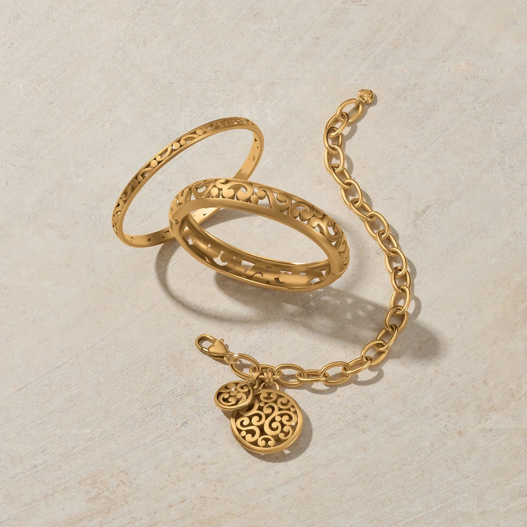 Brighton: Contempo Medium Hinged Bangle (JF0114)