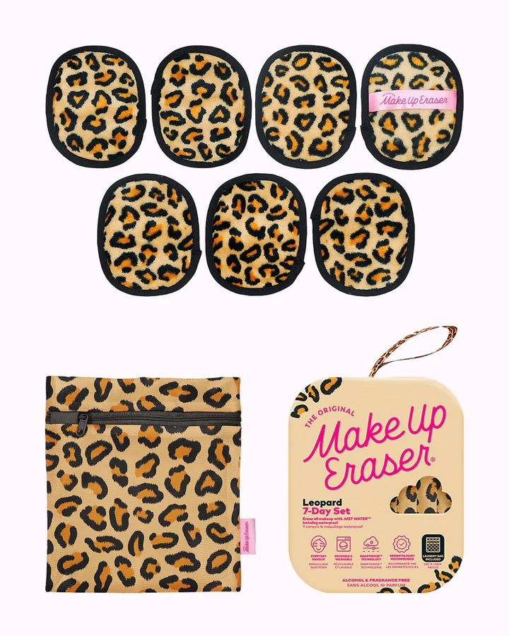 The Original Makeup Eraser: Leopard 7-Day Set