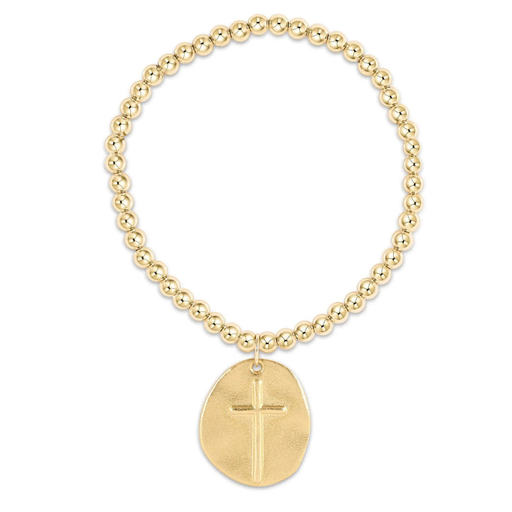 Enewton: Classic Gold Bead Bracelet Inspire Small Gold Charm - The Vogue Boutique
