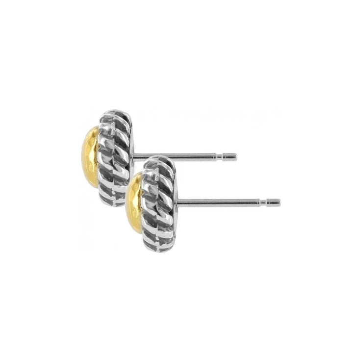 Brighton: Silver/Gold Magic Mini Post Earrings  (J20911)