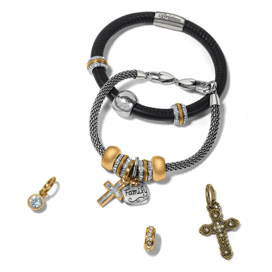Brighton: Golden Ray Cross Charm (JC6829) - The Vogue Boutique