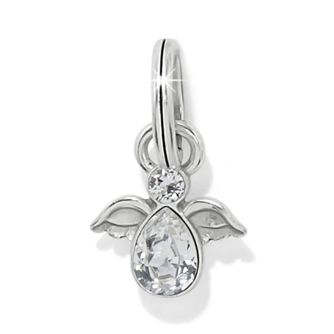 Brighton: heavenly angel charm in silver