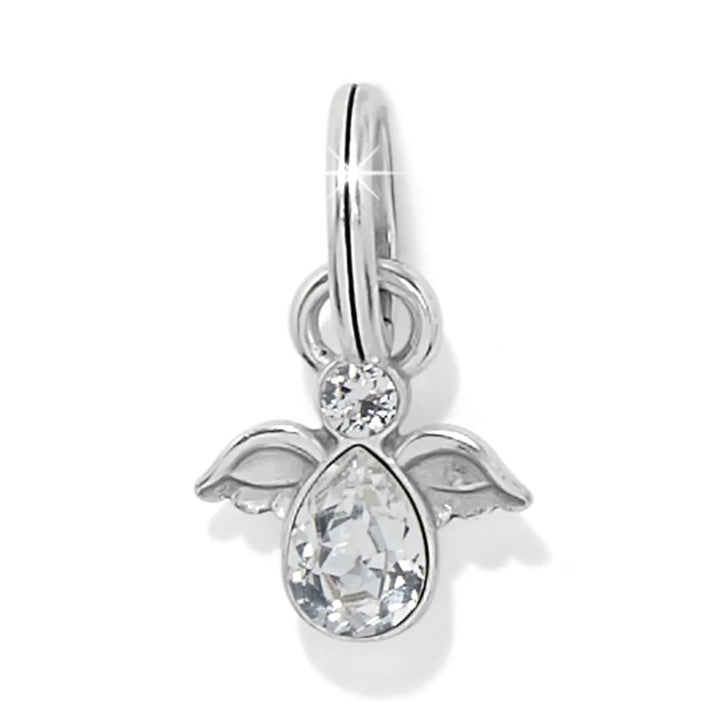 Brighton: heavenly angel charm in silver