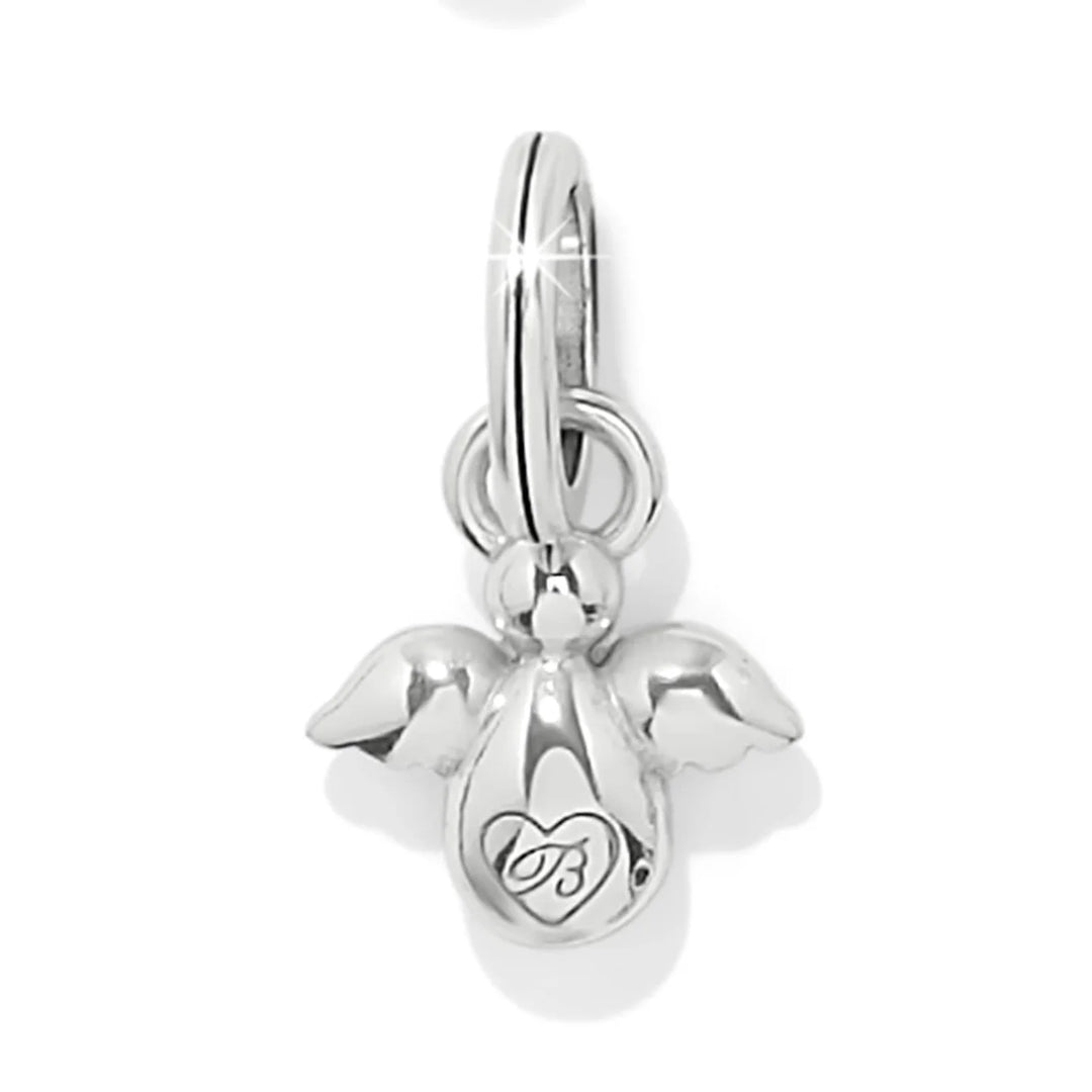 Brighton: heavenly angel charm in silver