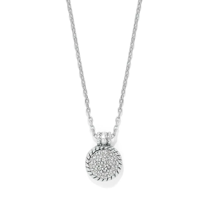 Brighton: Illumina Celeste Dome Siver Necklace (JM0134) - The Vogue Boutique