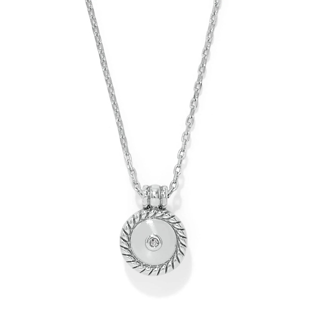Brighton: Illumina Celeste Dome Siver Necklace (JM0134) - The Vogue Boutique