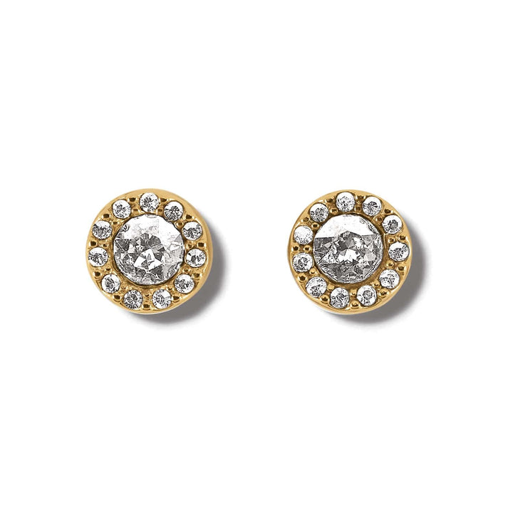Brighton: Illumina Solitaire Post Earrings in Gold (JA8262)