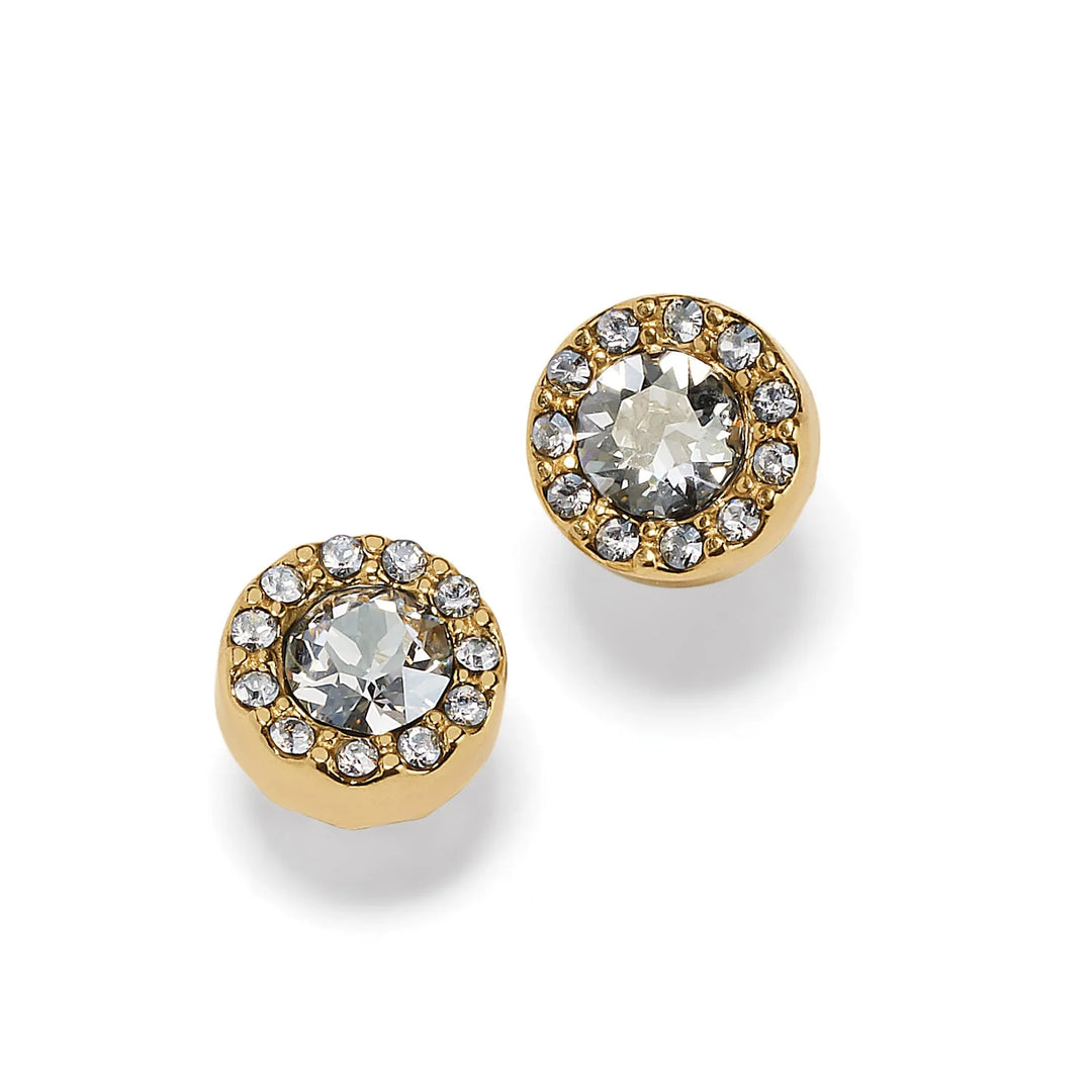 Brighton: Illumina Solitaire Post Earrings in Gold (JA8262)