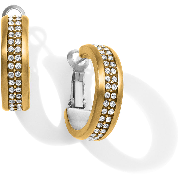 Brighton: Meridian Two Tone Hoop Earrings - (JA6152)
