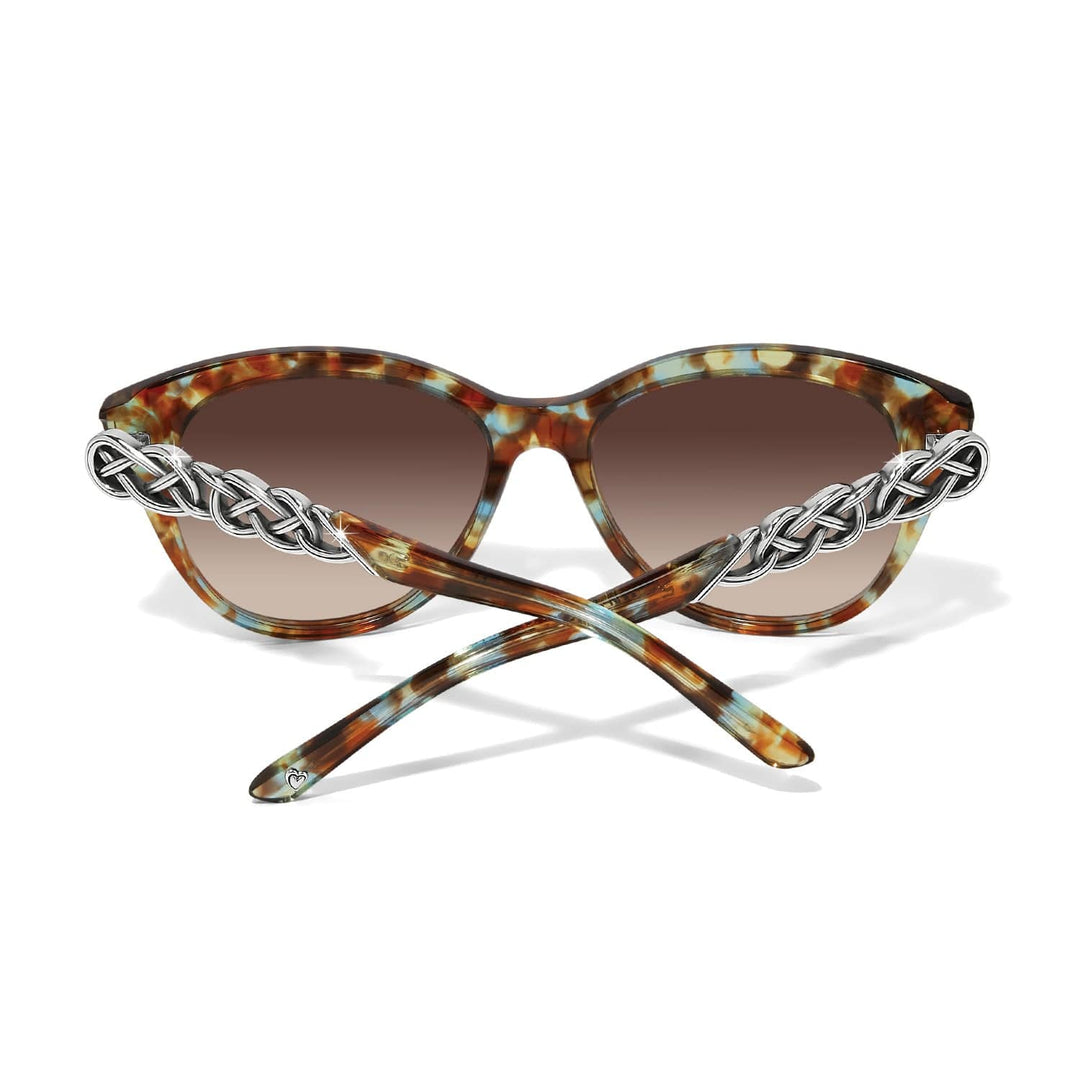 Brighton: Interlok Braid Blue Havana Sunglasses A13467 - The Vogue Boutique