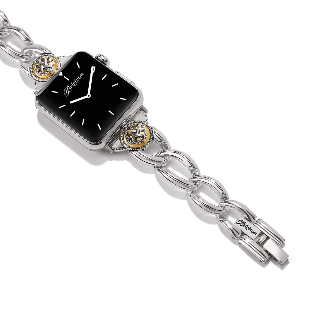 Brighton: Interlok Noir Two Tone Watch Band (W30622)