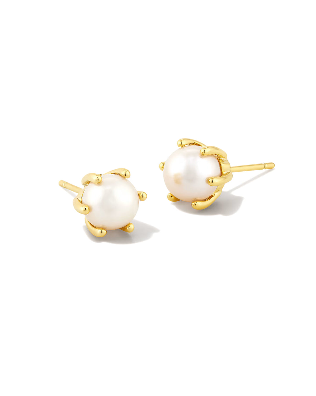 Kendra Scott: Ashton Gold Pearl Stud Earrings