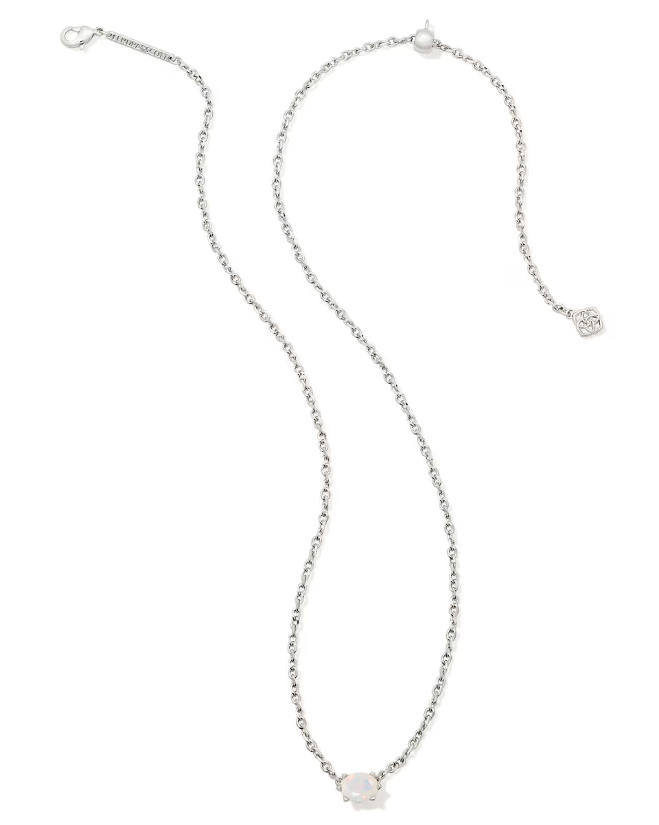 Kendra Scott: Cailin Birthstone Silver Pendant Necklace