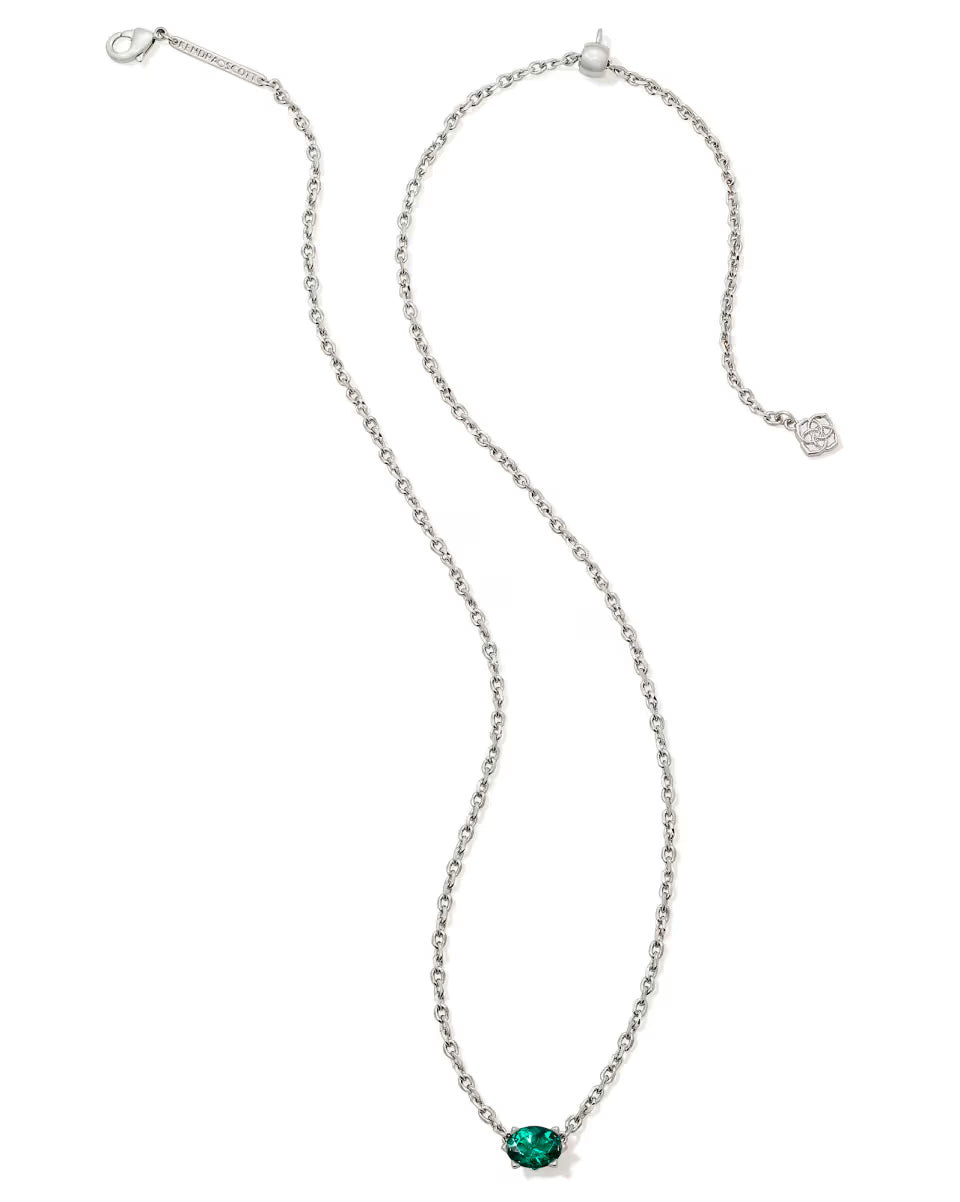 Kendra Scott: Cailin Birthstone Silver Pendant Necklace
