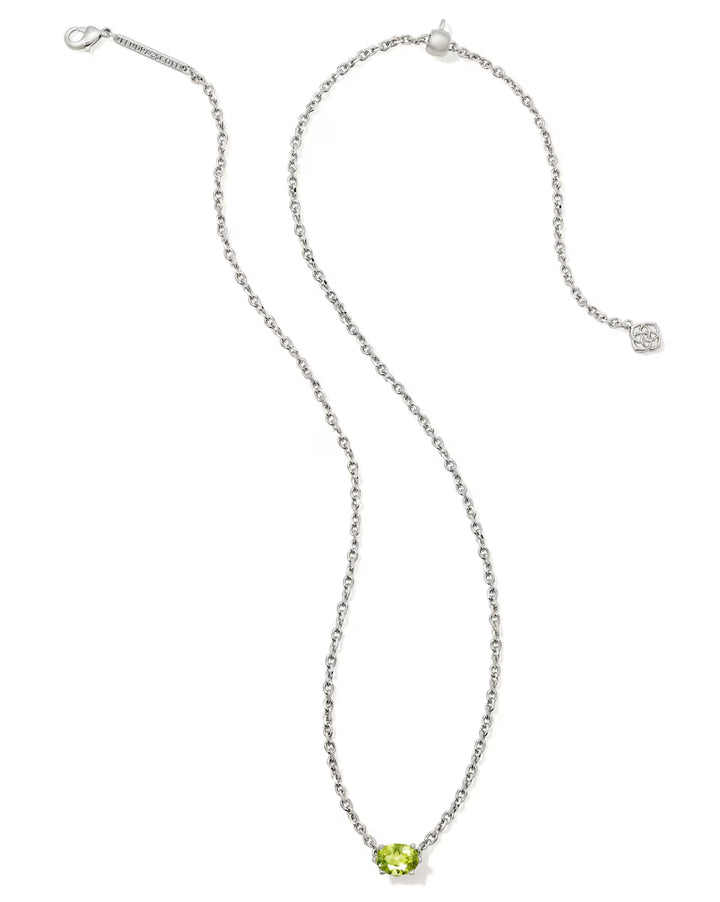 Kendra Scott: Cailin Birthstone Silver Pendant Necklace