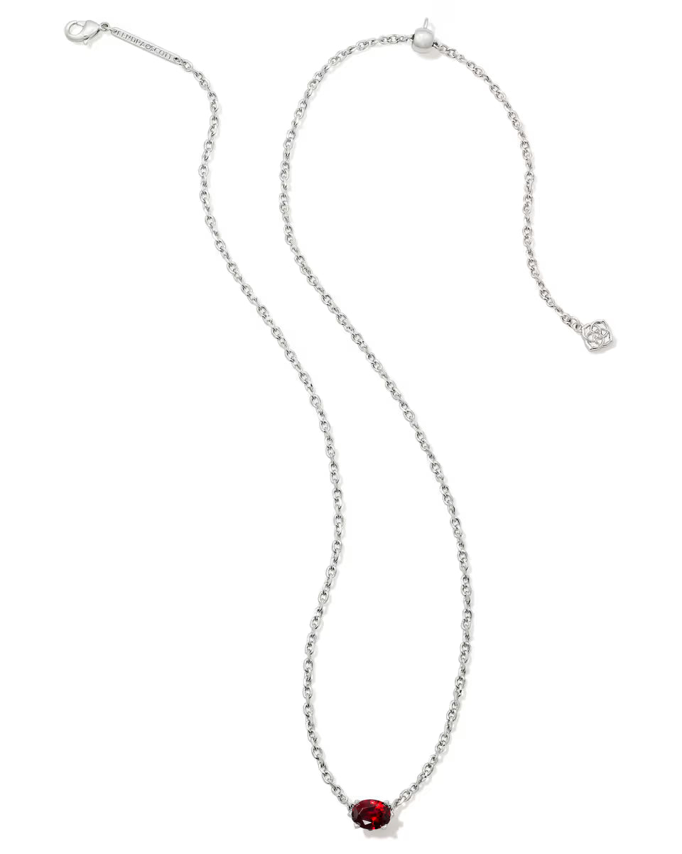 Kendra Scott: Cailin Birthstone Silver Pendant Necklace