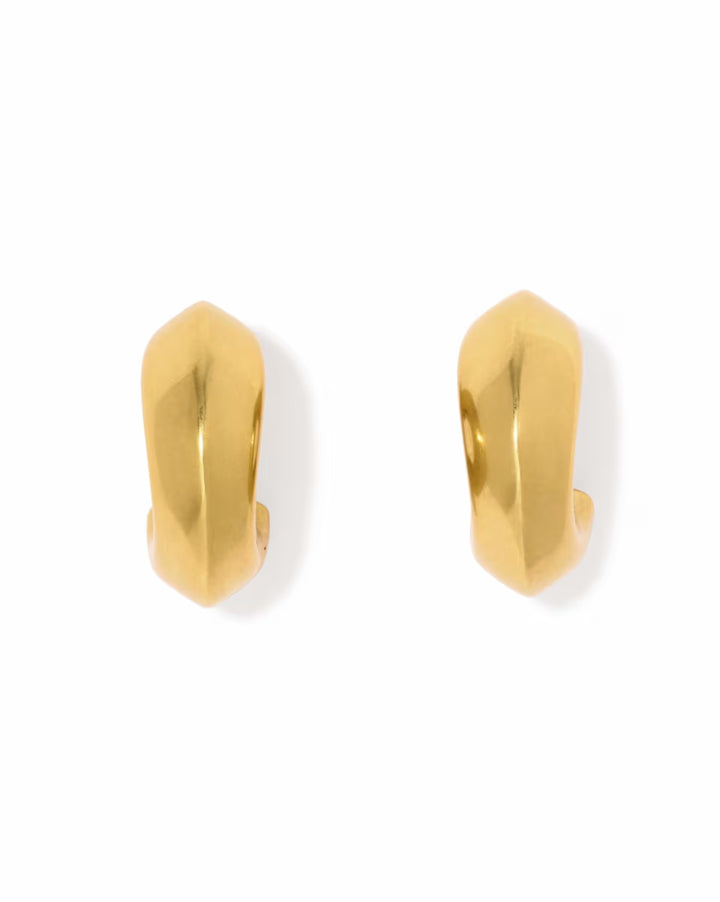 Kendra Scott: Embry Hoop Earrings in Vintage Gold