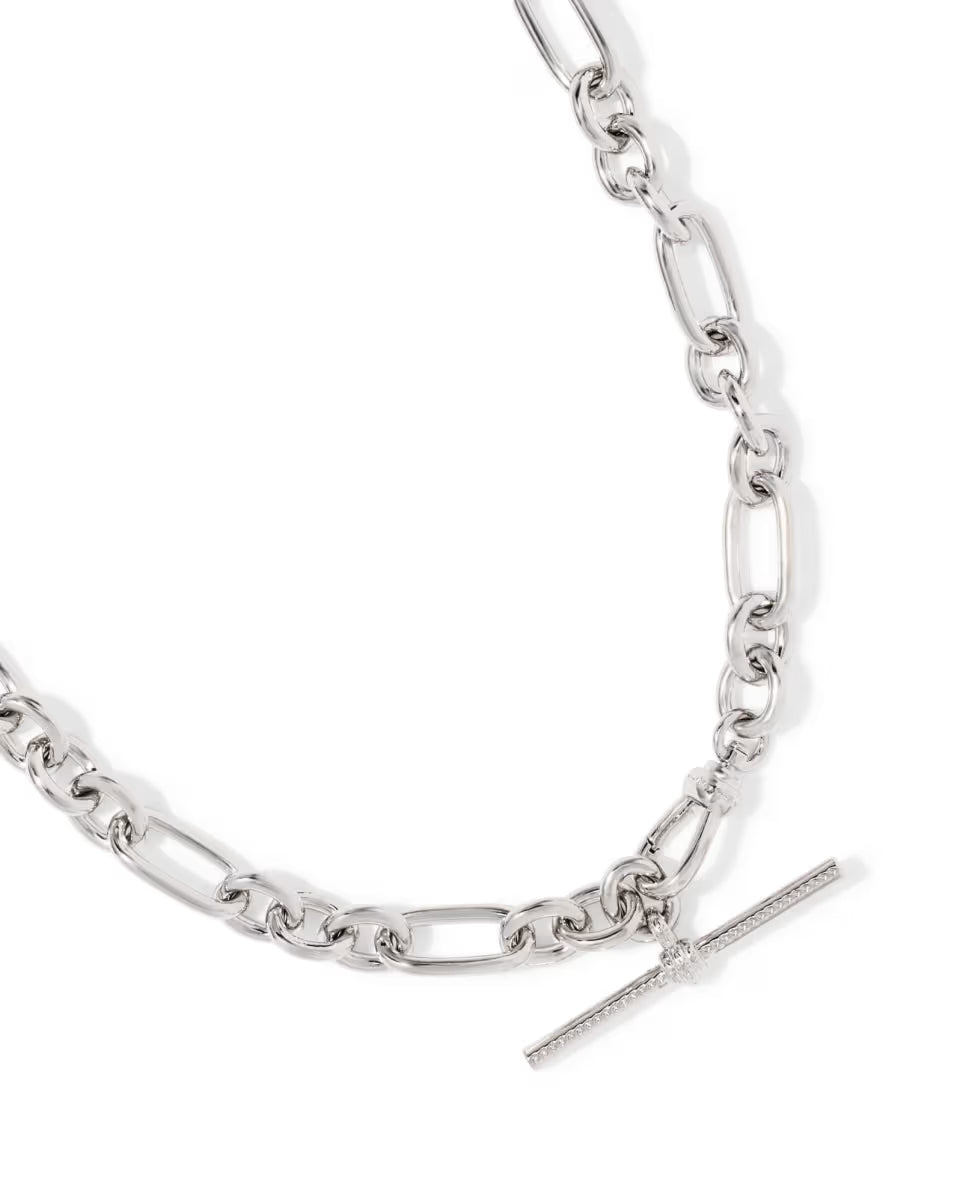 Kendra Scott: Embry Link And Chain Necklace in Silver (9608805569)