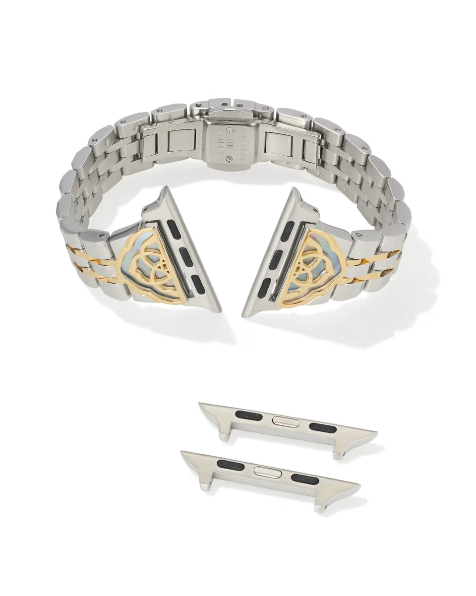 Kendra Scott: Kiera Watch Band Two Tone Ivory Mother of Pearl