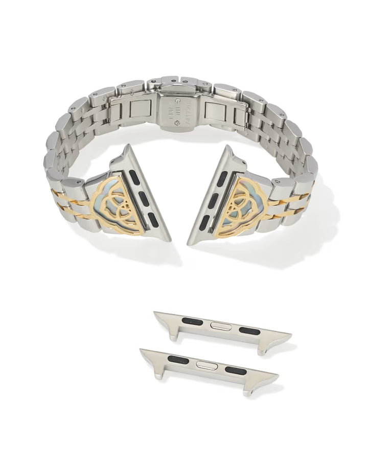 Kendra Scott: Kiera Watch Band Two Tone Ivory Mother of Pearl