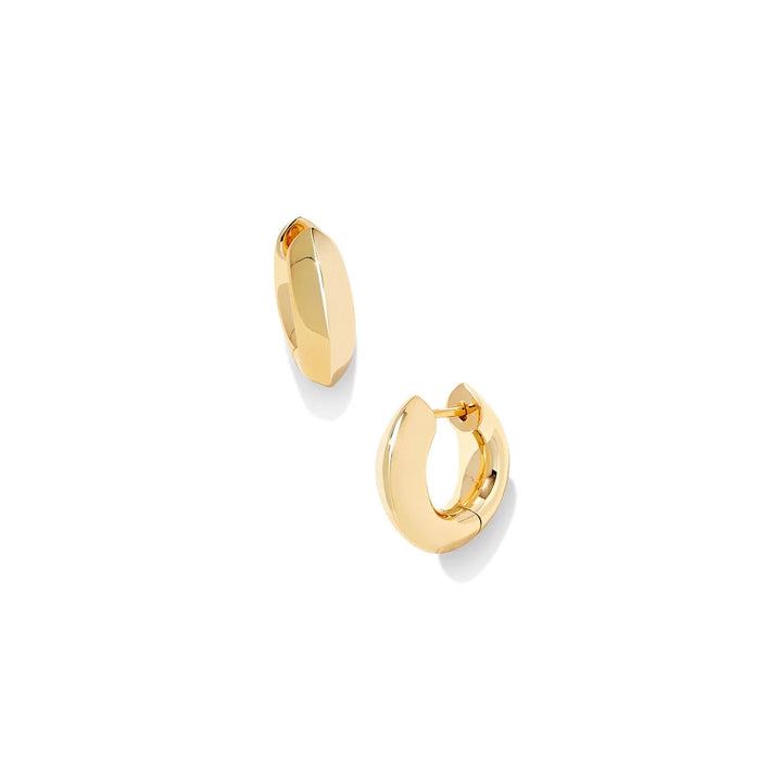Kendra Scott: Mikki Metal Huggie Earrings - The Vogue Boutique