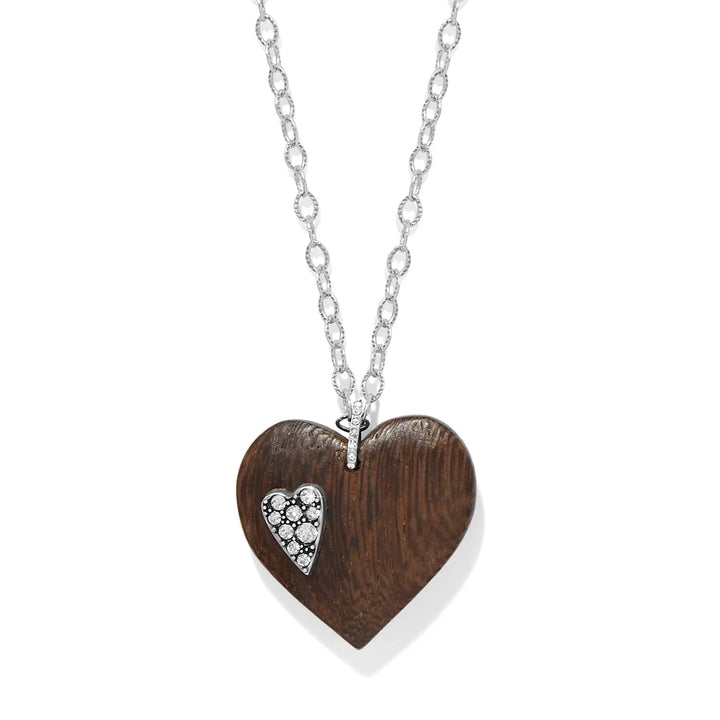 Brighton: Love Messages B Love Wood Necklace (JM0202)