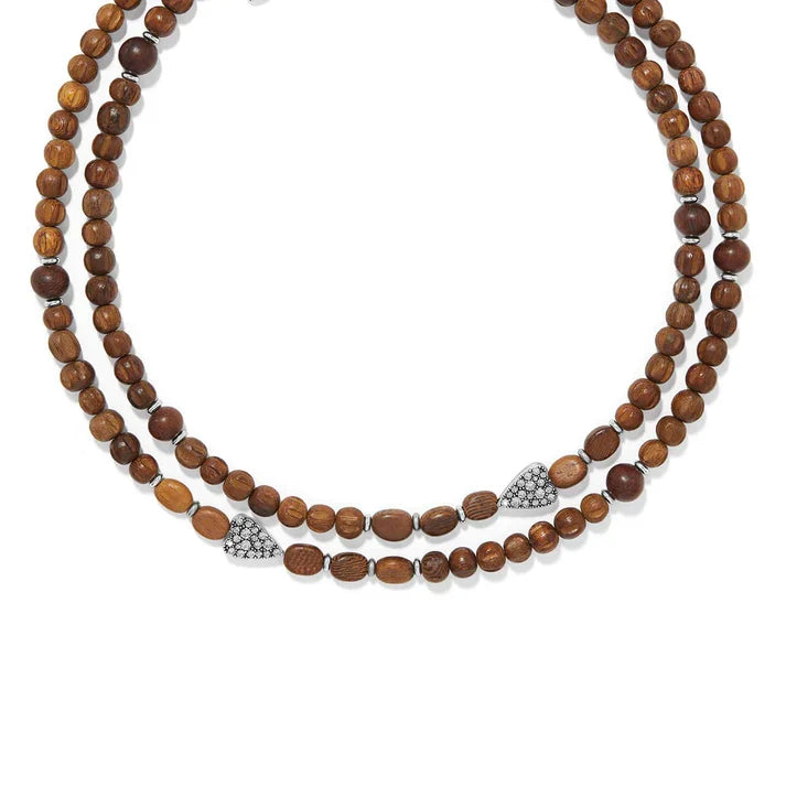 Brighton: Love Messages wooden Necklace Mixed Metal (JM0204)