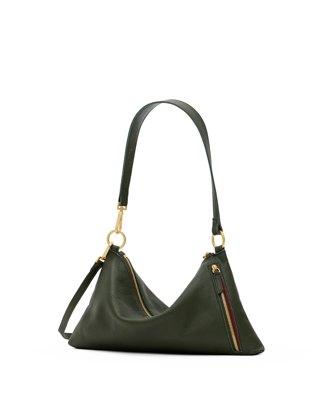 Hammitt: Kyle Med in Twin Crest Pebble/ Brushed Gold