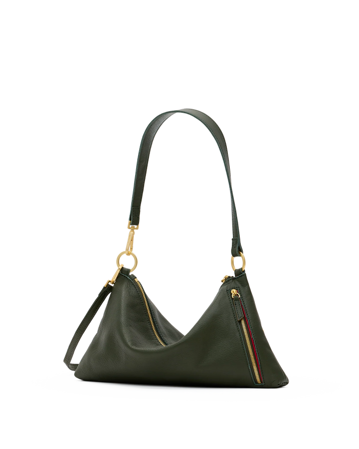 Hammitt: Kyle Med in Twin Crest Pebble/ Brushed Gold