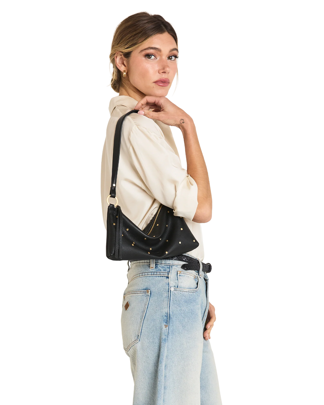 Hammitt: Kyle Handbag in Starlight/Brushed Gold