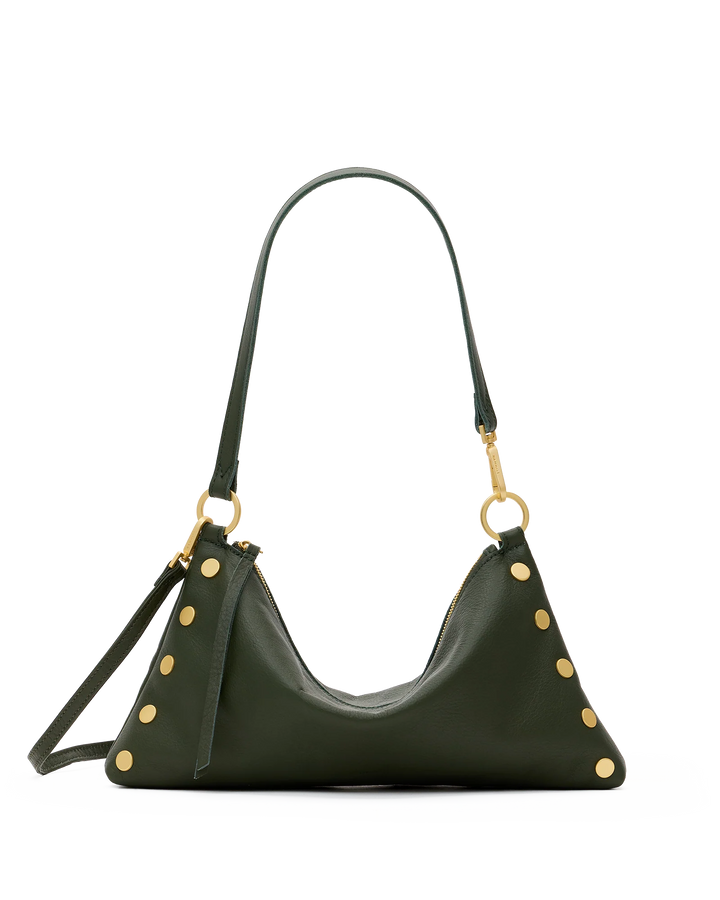 Hammitt: Kyle Med in Twin Crest Pebble/ Brushed Gold