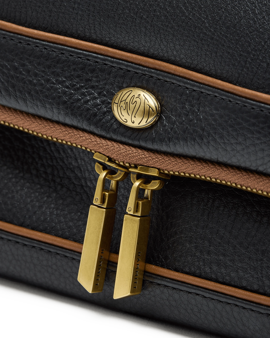 Hammitt: Bryant Med Handbag in East End/Antique Gold