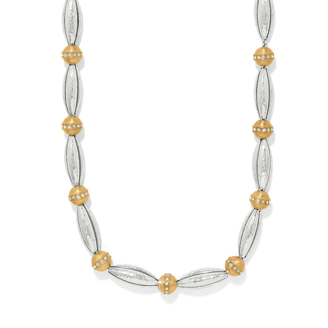 Brighton: Meridian Orbit Bead Two-Tone Necklace (JM0153)