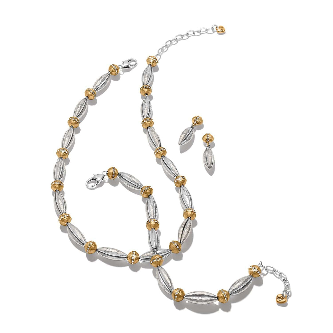 Brighton: Meridian Orbit Bead Two-Tone Necklace (JM0153)