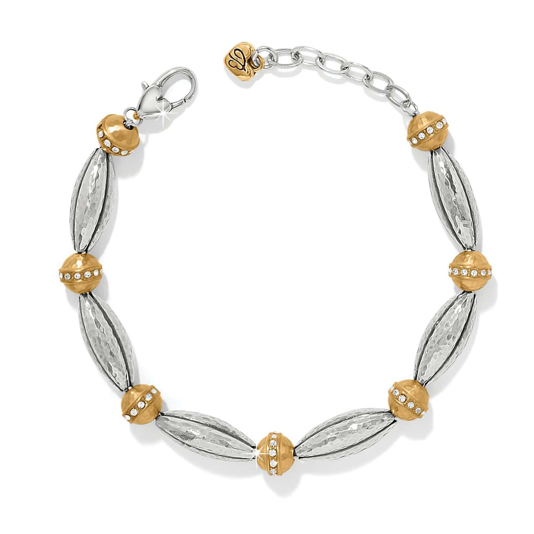Brighton: Meridian Orbit Bead Two-Tone Bracelet (JF0413)