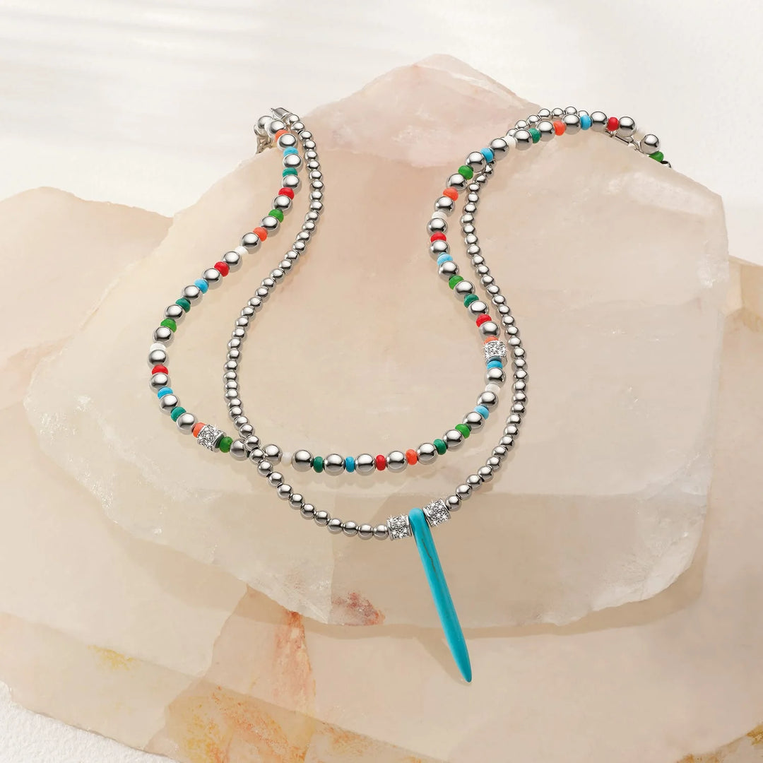 Brighton: Meridian Petite Multi Silver Necklace (JM0226)