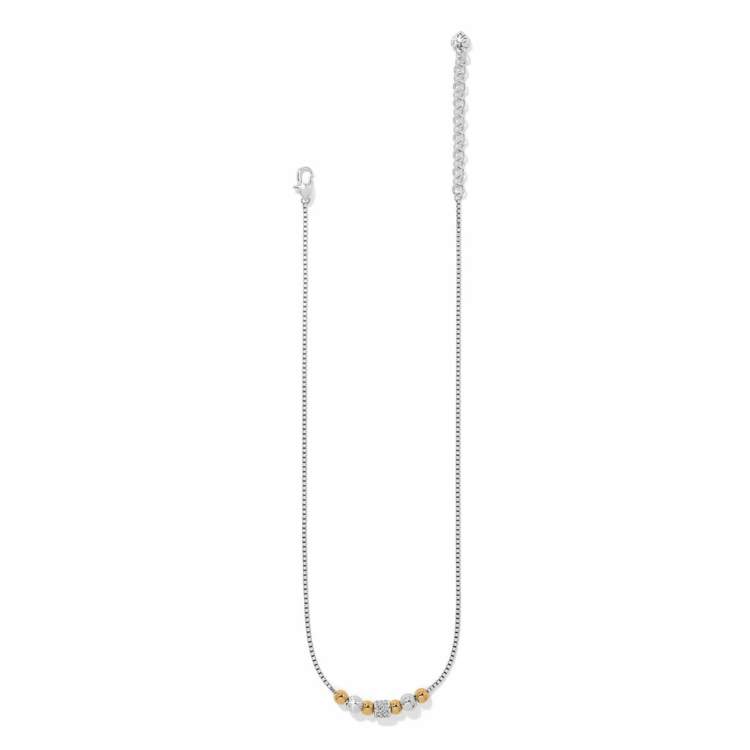 Brighton: Meridian Petite Station Small Necklace in Gold/Silver (JM0121)