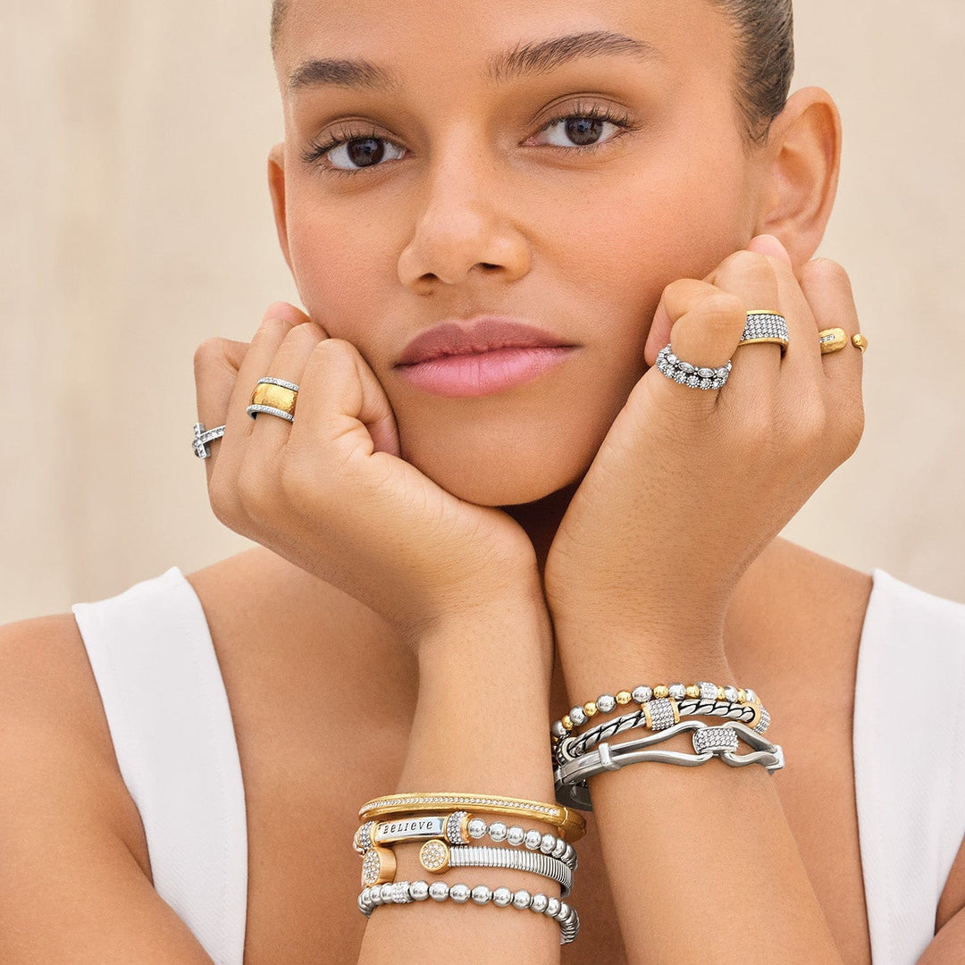 Brighton: Meridian Solis Duo Two-Tone Bracelet (JF04180)