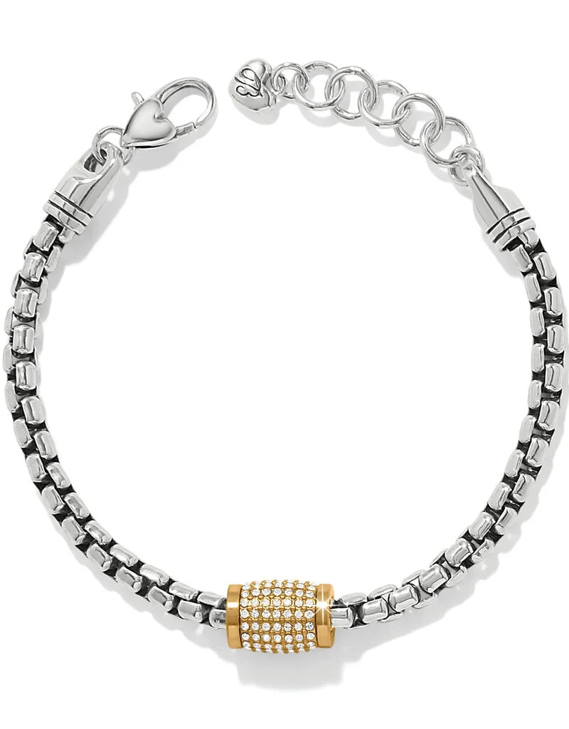 Brighton: Meridian Solis Two-Tone Bracelet (JF0422) - The Vogue Boutique