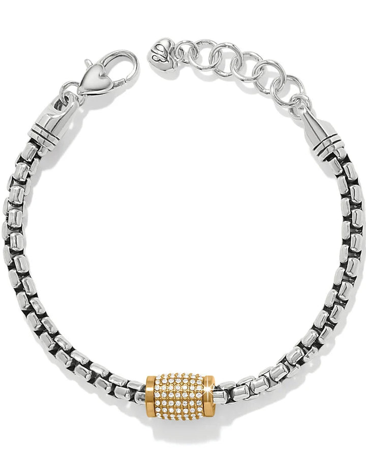 Brighton: Meridian Solis Two-Tone Bracelet (JF0422) - The Vogue Boutique